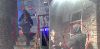 Genç kadın, evinin önünde bıçaklı saldırıya uğradı