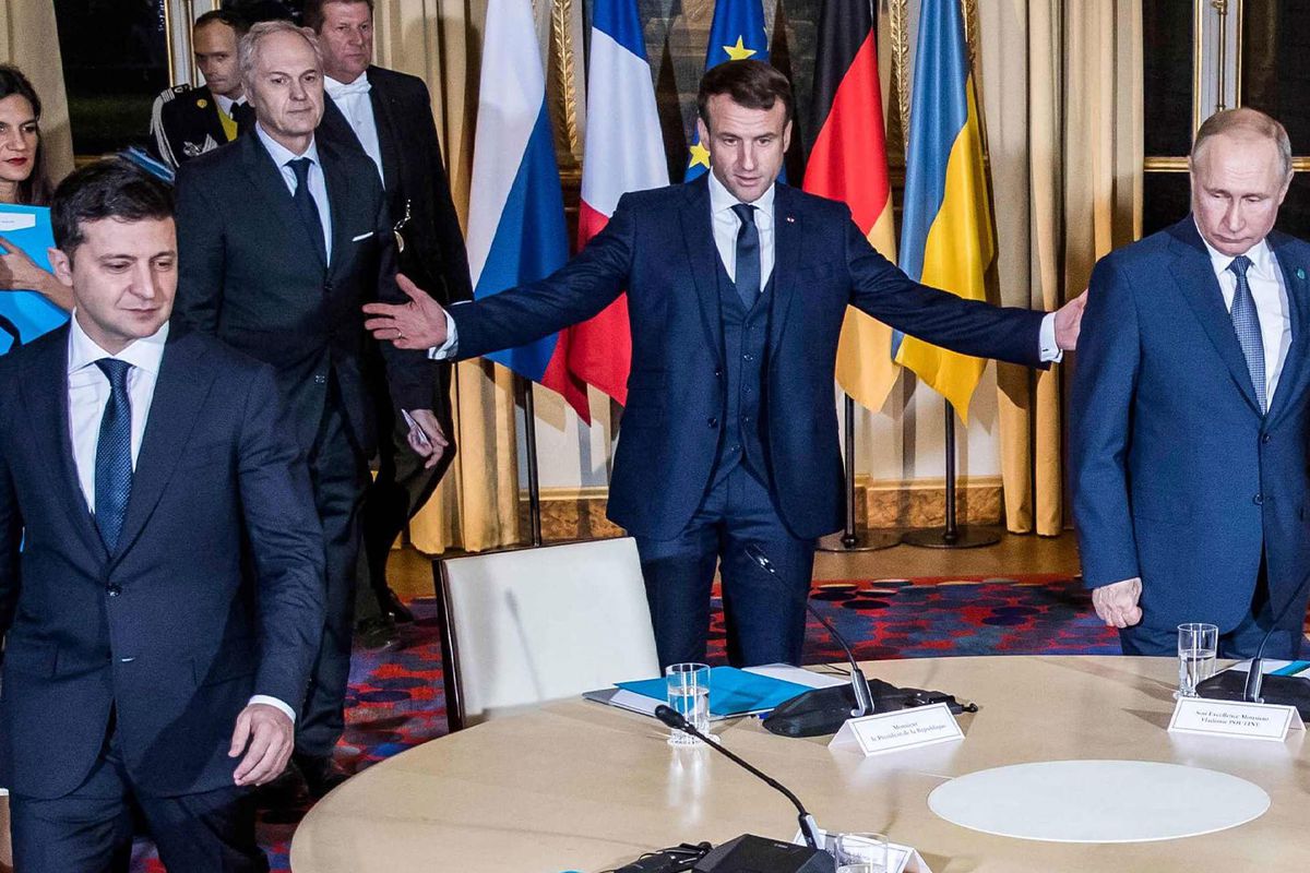Macron'dan Putin'e Ukrayna resti: 'Yapmamız gereken tek bir şey var, tek bir şey'