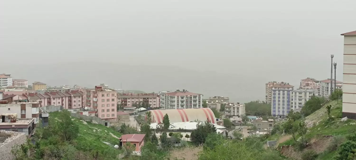 Şırnak'ta Toz Taşınımı Etkili Oldu