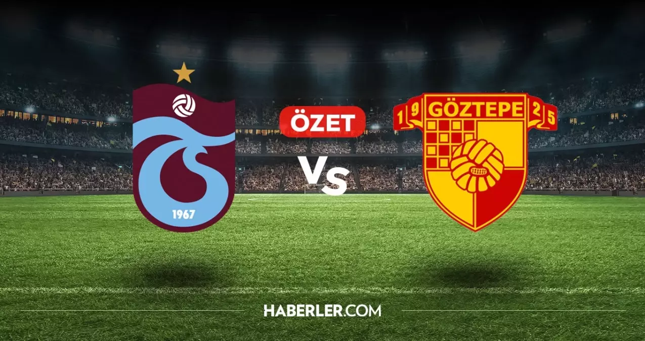 Trabzonspor Göztepe maç özeti ve golleri! (VİDEO) Trabzonspor Göztepe geniş özeti! Golleri kim attı, maç kaç kaç bitti?