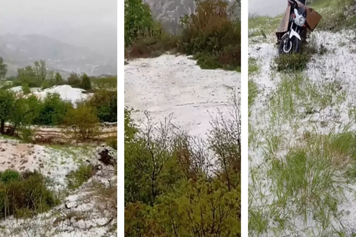 İzmir 'yaz geldi' derken beyaza büründü