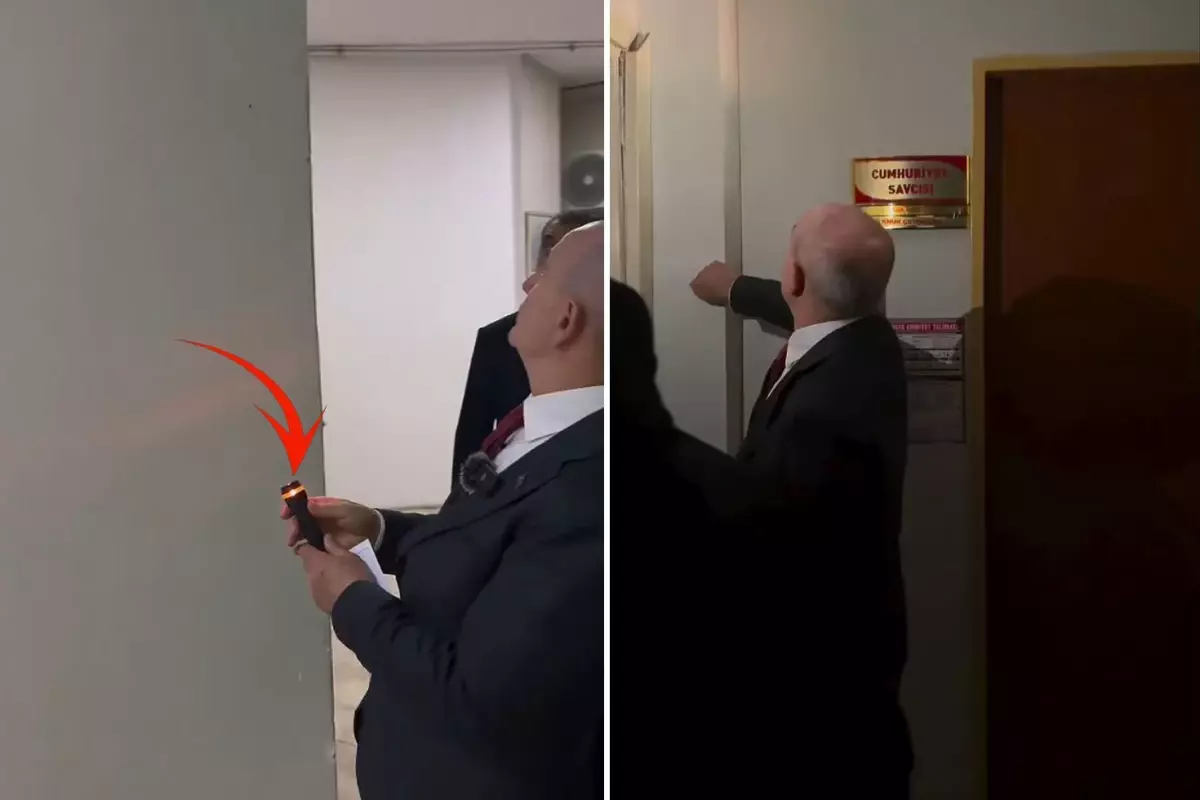 Belediye başkanının binalara yaptığı 'sağlamlık' testi pes dedirtti