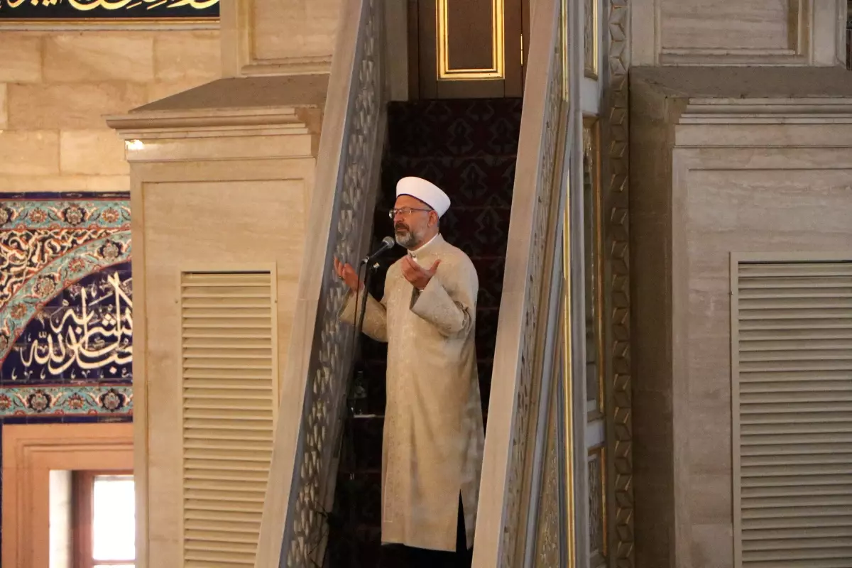 Diyanet İşleri Başkanı Ali Erbaş, Adana'da Cuma Hutbesi Okudu