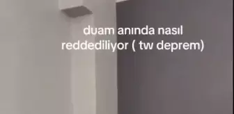 Doğum gününde deprem olmasın diye dilek tuttu depreme yakalandı! İşte o anlar...