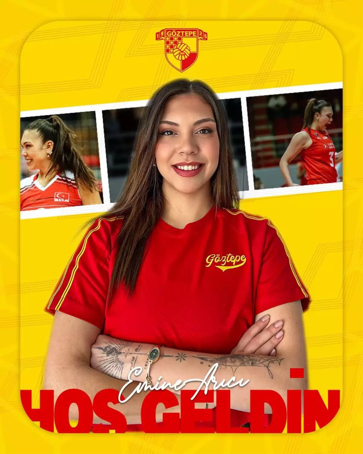 Papara Göztepe, Emine Arıcı ile Anlaştı