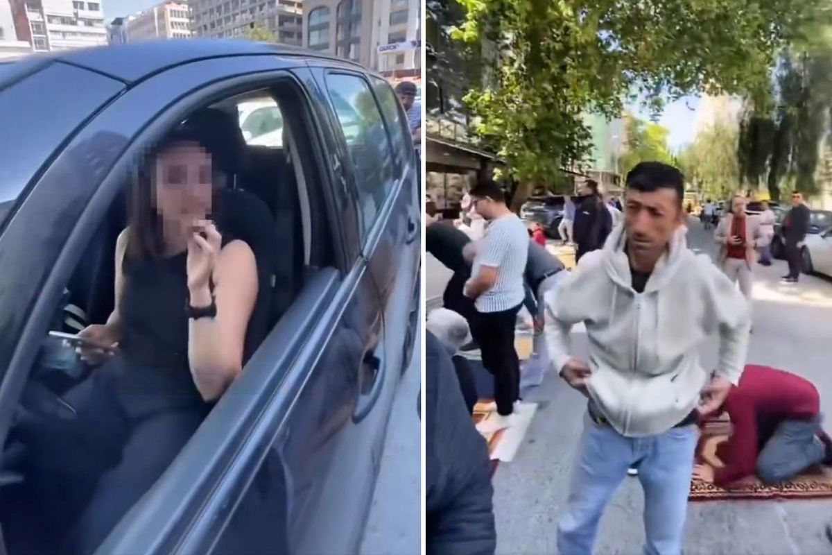 İzmir'de cuma namazı sırasında ortalık karıştı
