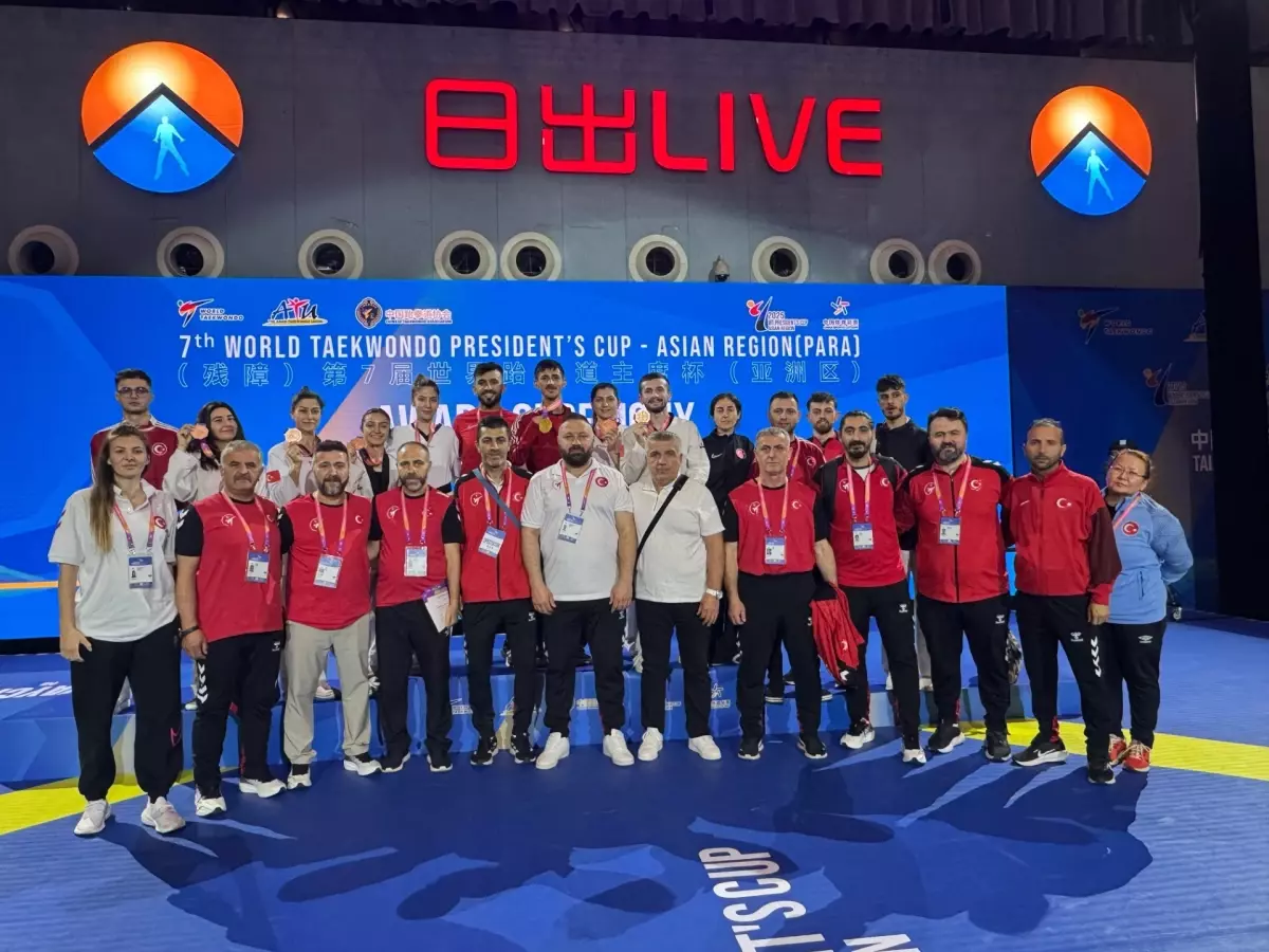 Milli Taekwondocular 2025 WT Asya Başkanlık Kupası'nda 7 Madalya Kazandı