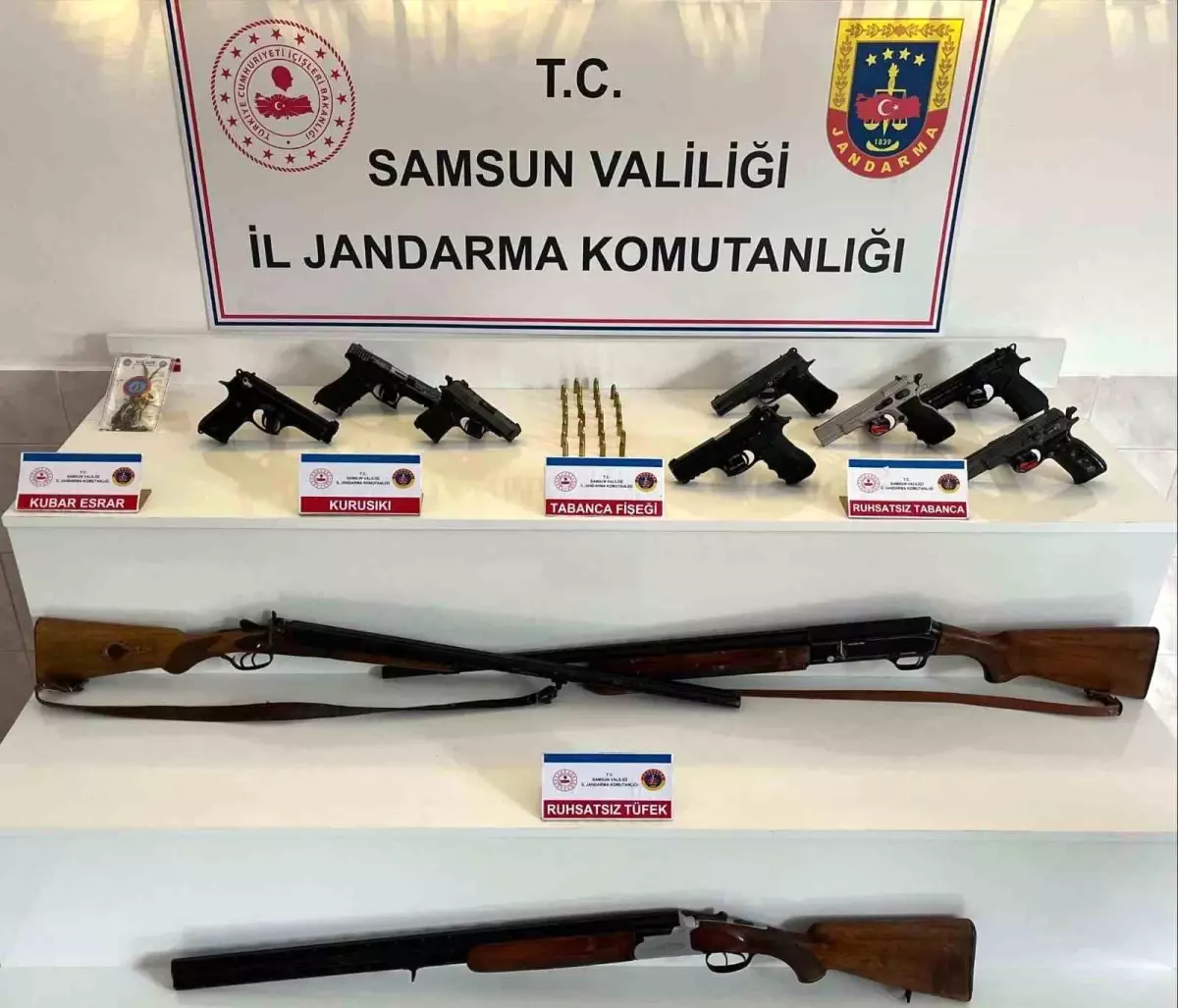 Bafra'da Silah Operasyonu: 6 Kişi Yakalandı