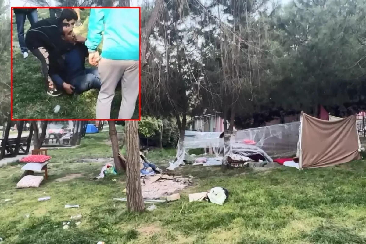 Deprem nedeniyle parkta kalan eşi ve baldızını silahla vurdu
