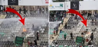 İlk kez amatöre düşen Denizlispor'un taraftarları stadı ateşe verdi