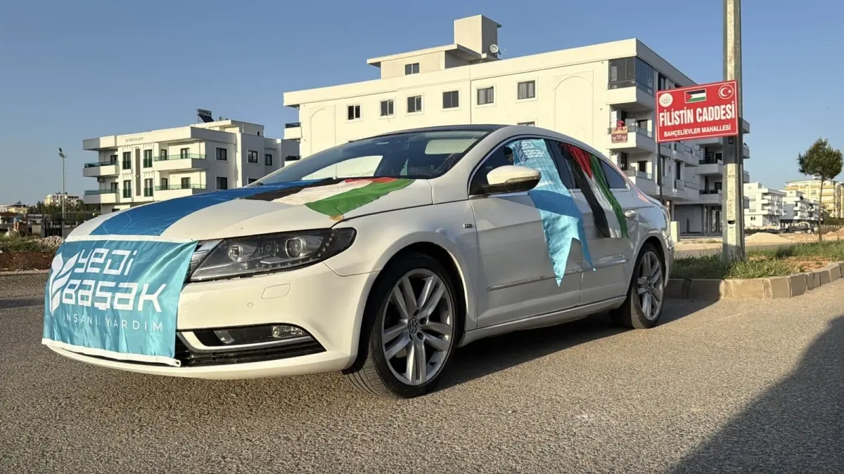 Mardinli İş İnsanı, Gazze İçin Otomobilini Bağışladı