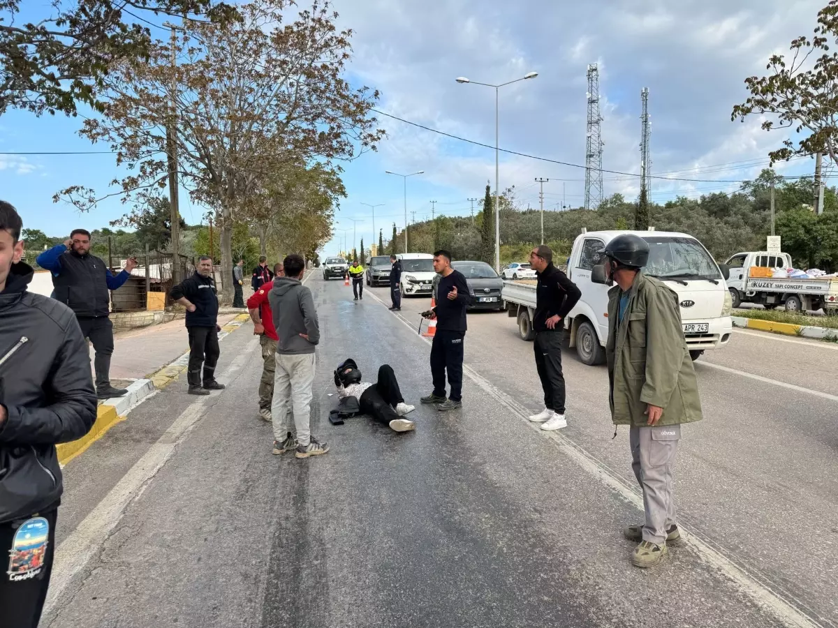Balıkesir'de Motosiklet Kazası: 2 Yaralı