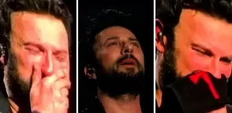 Annesini kaybeden Tarkan ilk konserinde hüngür hüngür ağladı