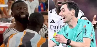 Başı büyük dertte! Rüdiger'in El Clasico'da hakeme yaptığı hareket İspanya'yı karıştırdı