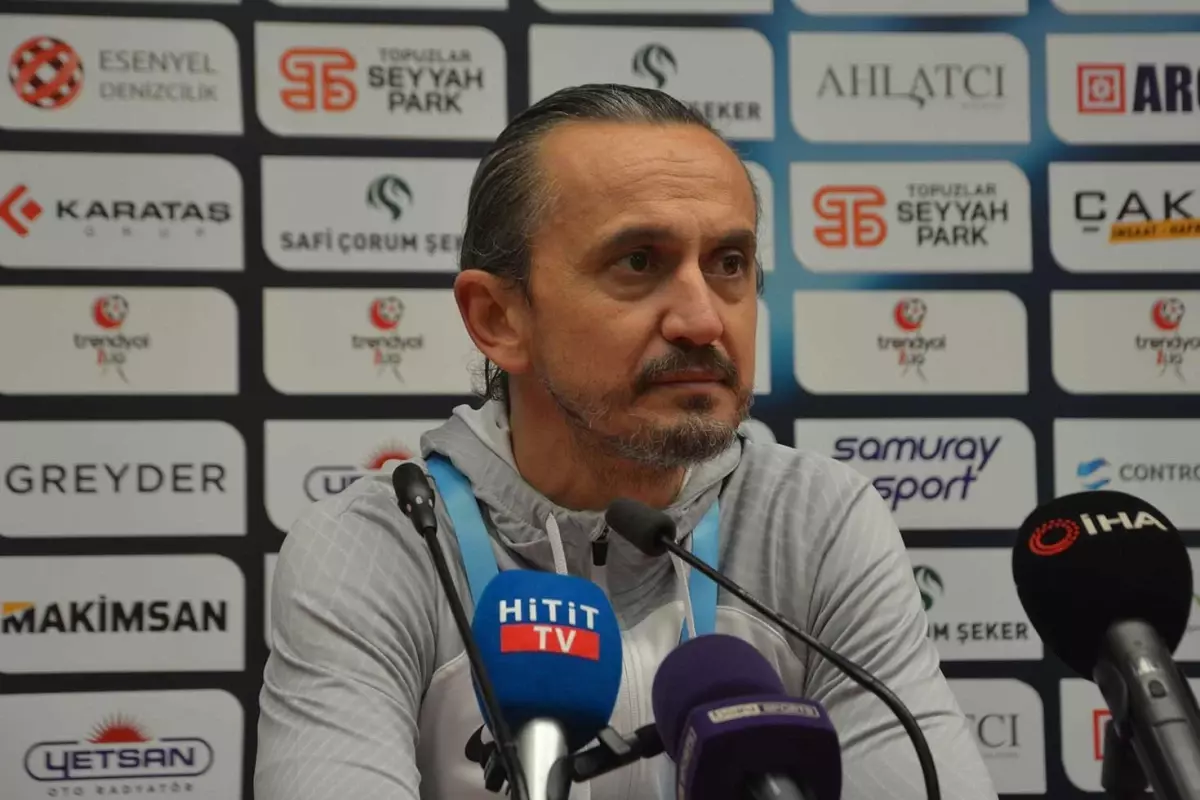 Çorum FK Teknik Direktörü Tuncay Şanlı, istifa etti