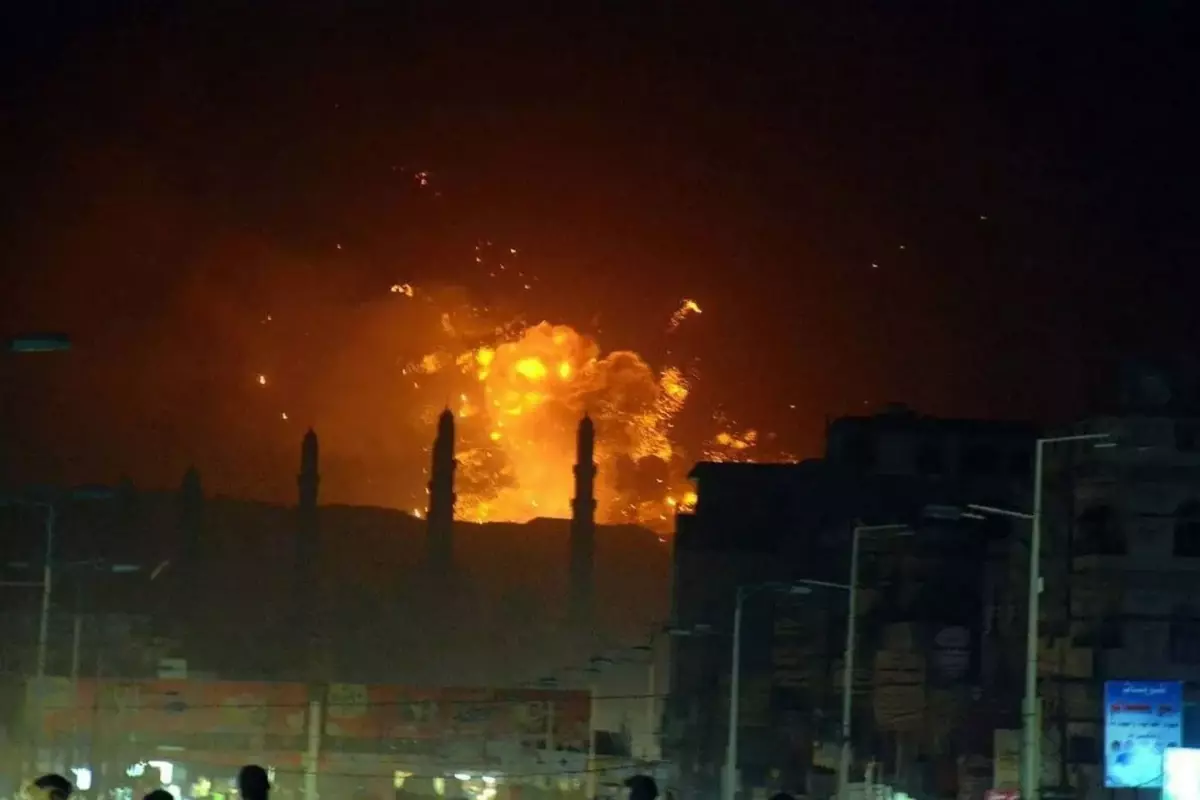 El-Mesire duyurdu! ABD'den Yemen'e yeni bombardıman