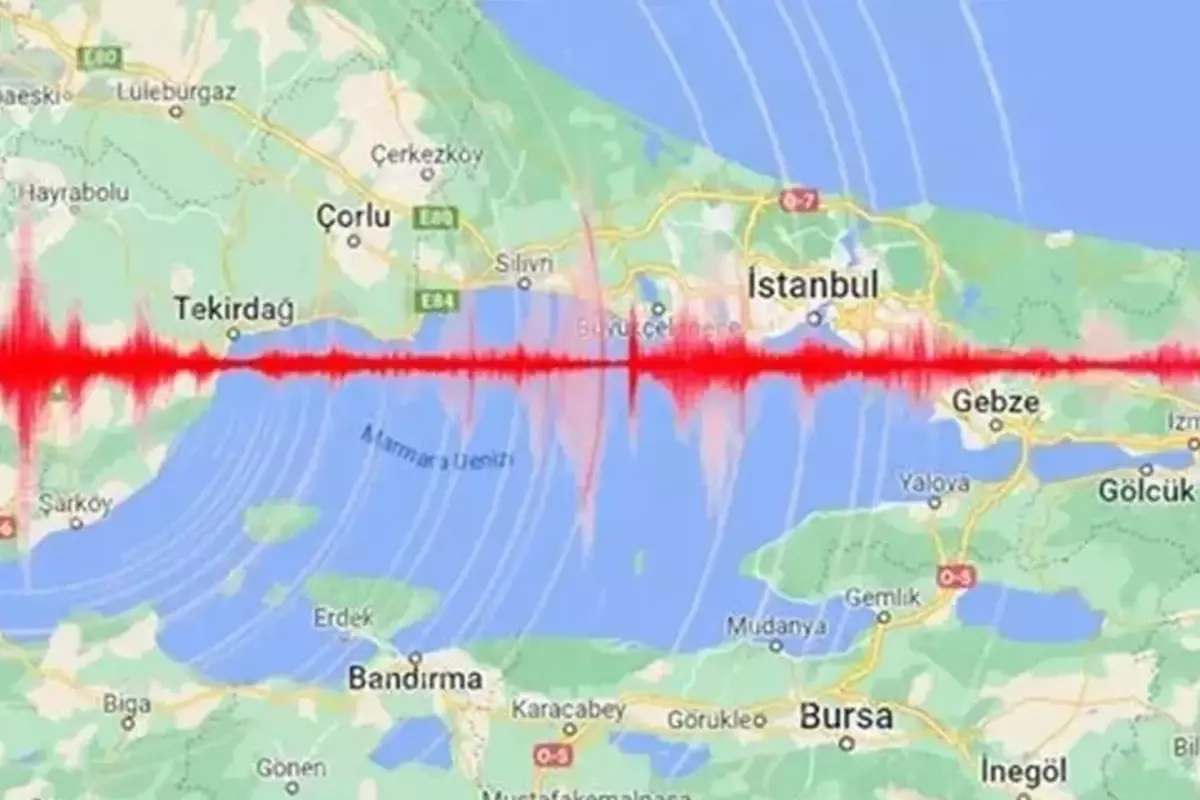 İstanbul'da 3.5 büyüklüğünde deprem