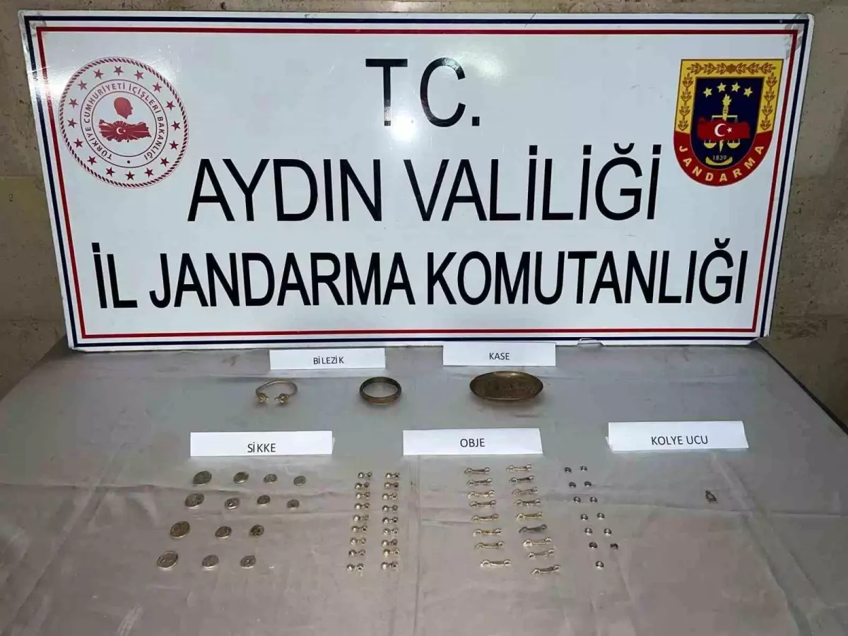 Aydın'da Tarihi Eser Kaçakçılığı Operasyonu: 3,5 Milyon TL Değerinde Eser Ele Geçirildi