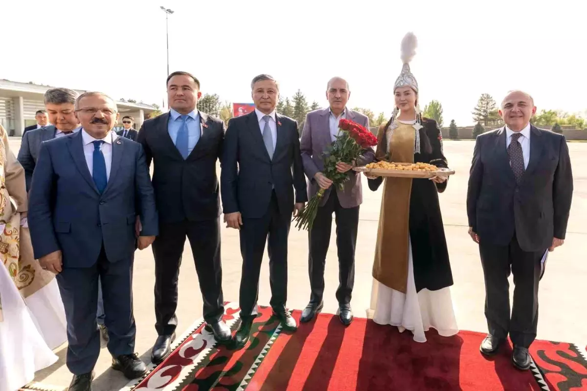 TBMM Başkanı Numan Kurtulmuş Kırgızistan'da Resmi Ziyarette Bulundu
