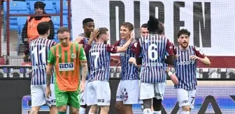 Trabzonspor, Alanyaspor'u 4-3 mağlup etti