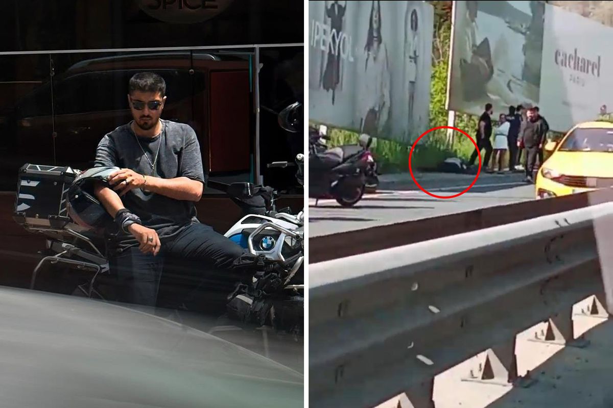 Trafikte tartışırken kaza yapan motosikletli feci şekilde hayatını kaybetti