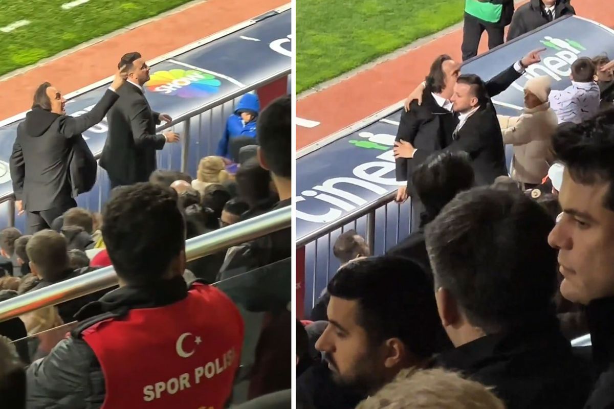 Galatasaray'a edilen küfürleri duyan Eyüpspor Başkanı kendi taraftarıyla ile tartıştı