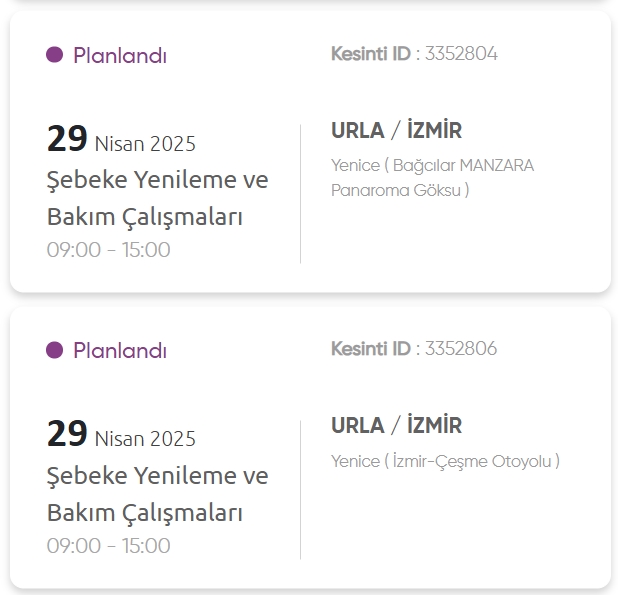İzmir GEDİZ elektrik kesintisi! 29 Nisan İzmir'de elektrik kesintisi ne zaman bitecek, elektrikler ne zaman gelecek?