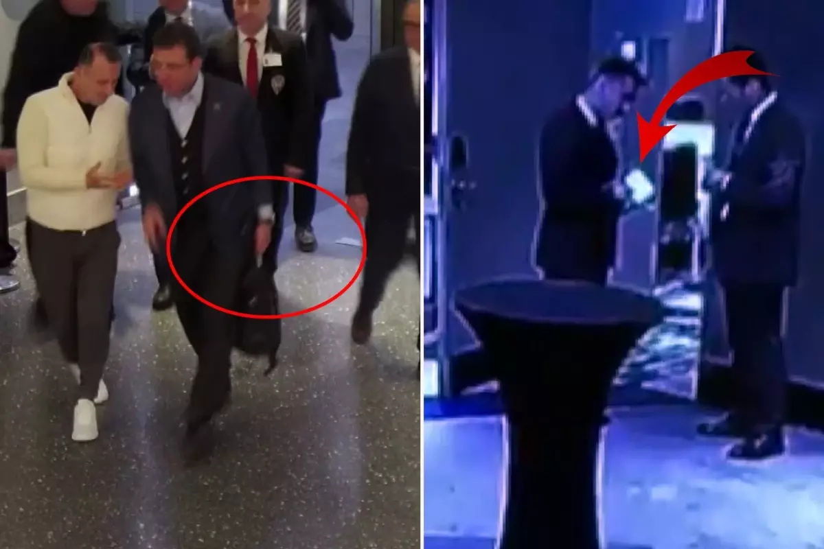 Korumalar yine iş başında! İşte İmamoğlu'nun sır görüşmesinden yeni görüntüler