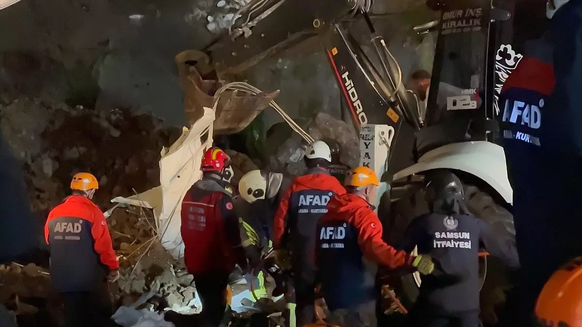 Samsun'da akaryakıt istasyonunda heyelan mı oldu? Samsun'daki heyelanda yaralı var mı?