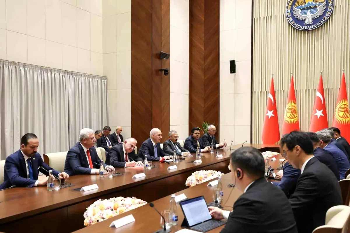 TBMM Başkanı Numan Kurtulmuş Kırgızistan'da İkili İlişkileri Görüştü
