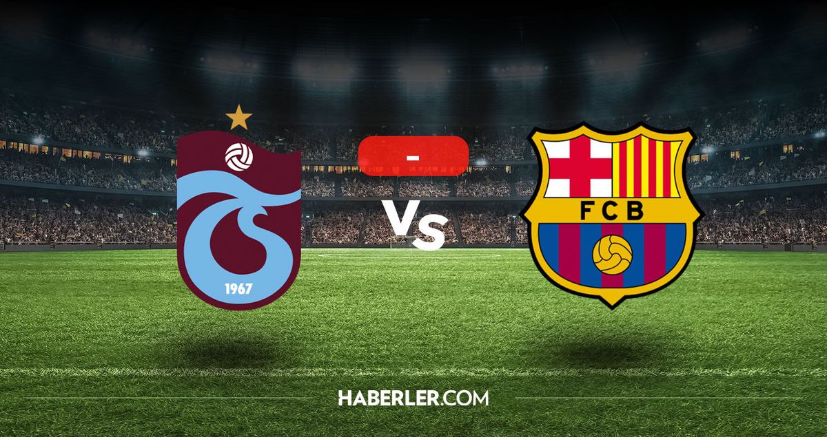 Trabzonspor Barcelona maçı kaç kaç, bitti mi? MAÇ SONUCU! Trabzonspor Barcelona golleri kim attı, canlı maç anlatımı!