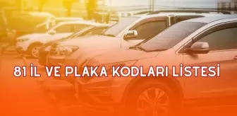81 İl ve plaka kodları listesi – Türkiye plaka kodları 2025