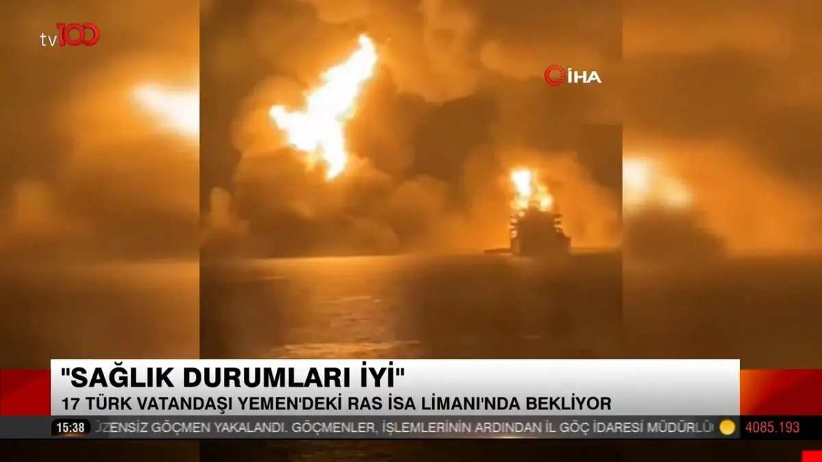ABD'nin Yemen Saldırısında Türk Gemisi Mahsur Kaldı