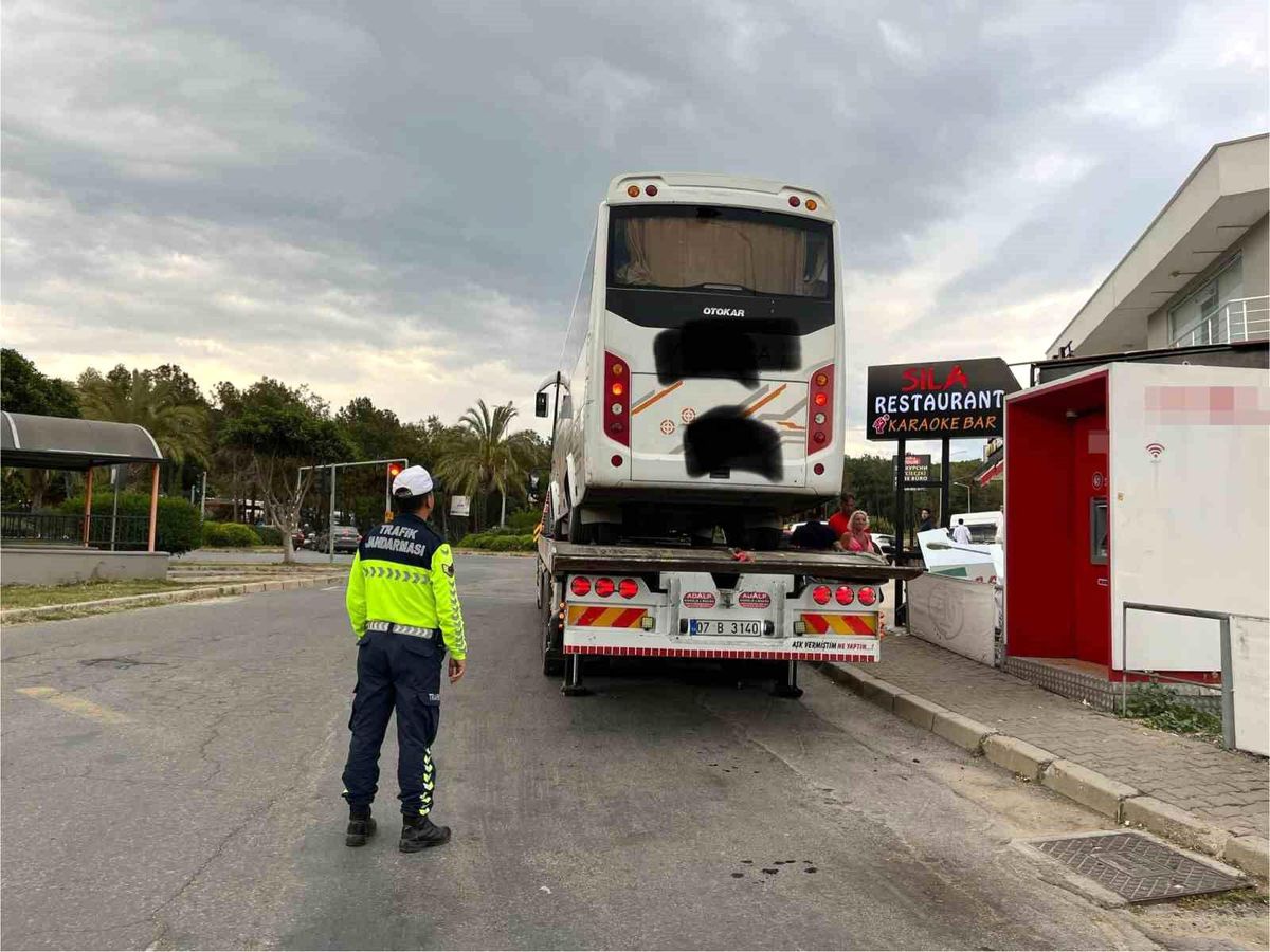 Alanya'da Korsan Taşımacılığa Cezalı Müdahale
