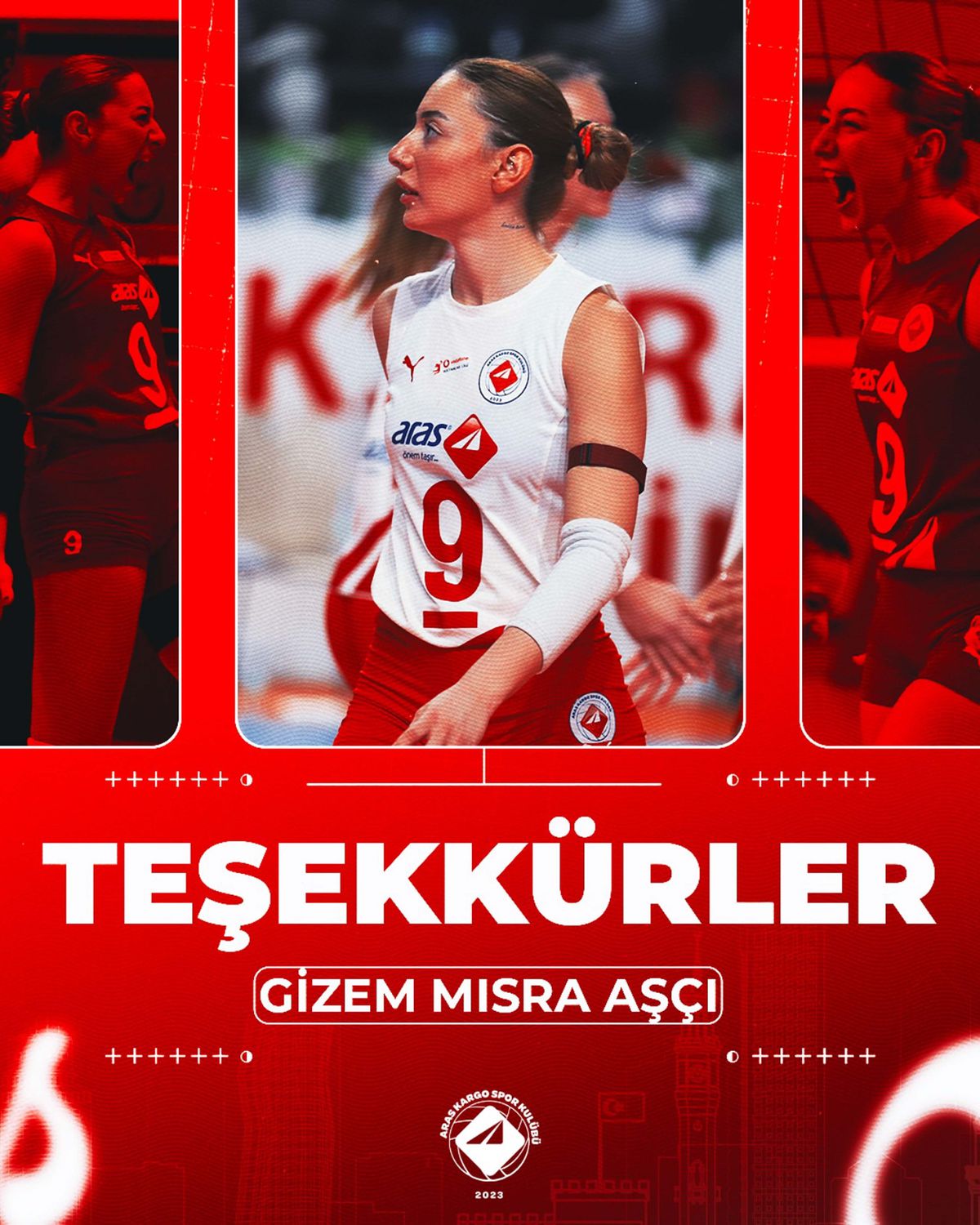 Aras Kargo Spor Kulübü'nde Üç Voleybolcu ile Yollar Ayrıldı