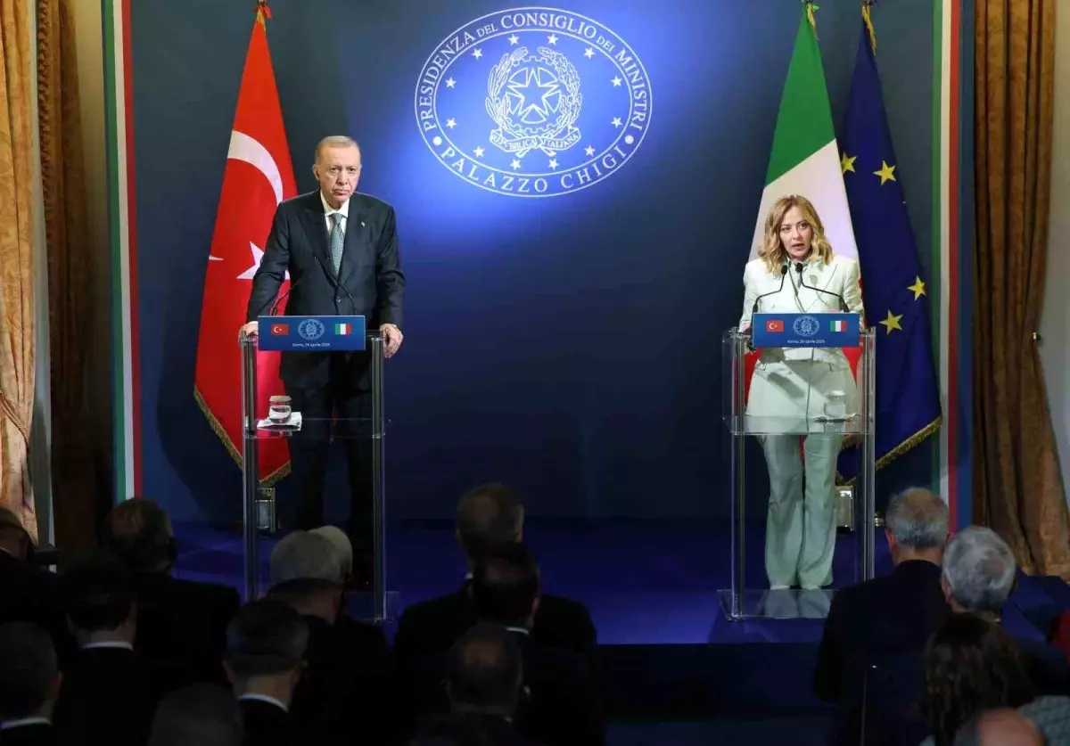 Cumhurbaşkanı Erdoğan: 'İtalya ile savunma sanayi alanında iş birliğimizi güçlendirmeye devam edeceğiz'