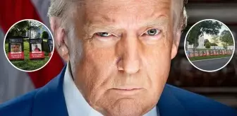 Trump yine yaptı yapacağını! İlginç 100. gün kutlaması: Tek tek Beyaz Saray'ın çimlerinde sergiledi