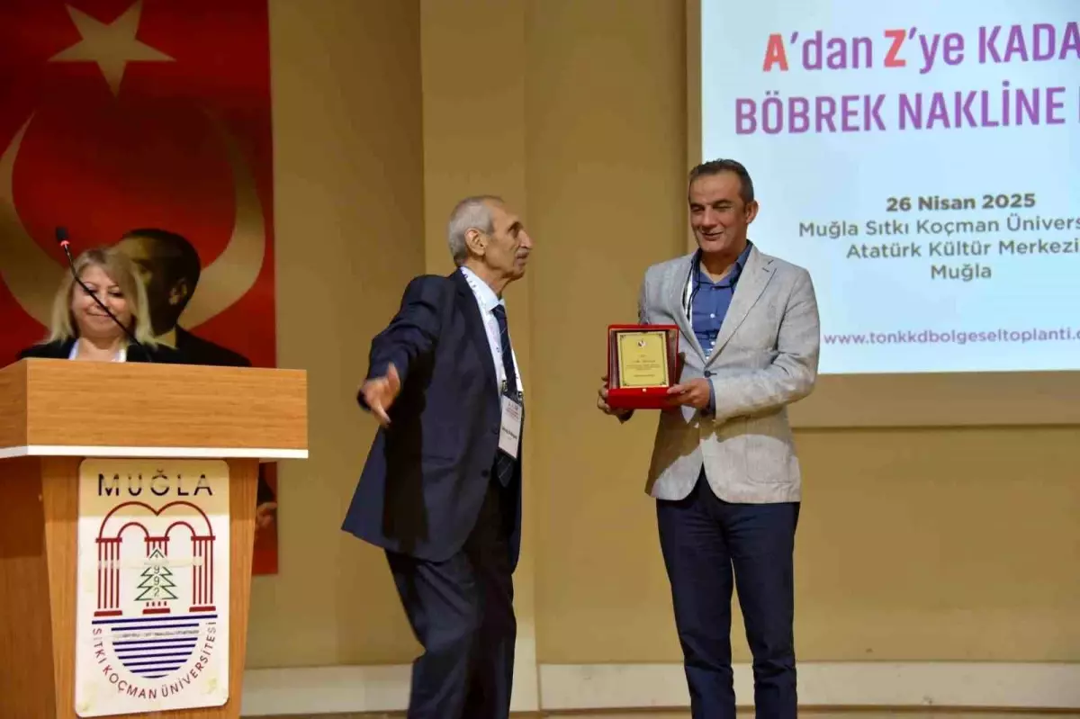 Dr. Fatih Kacıroğlu'na Organ Nakli Teşekkür Plaque