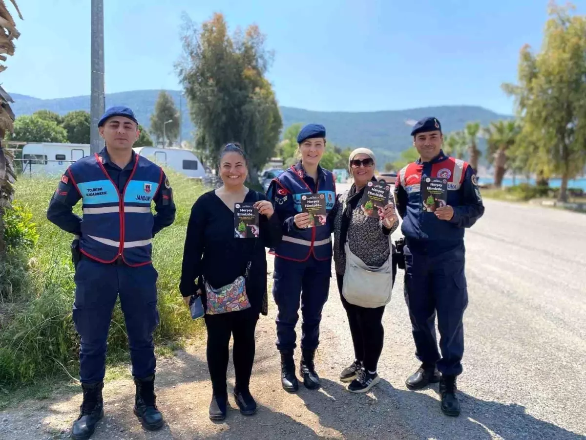 Didim'de Jandarma Çevre Bilinçlendirme Faaliyeti Gerçekleştirdi