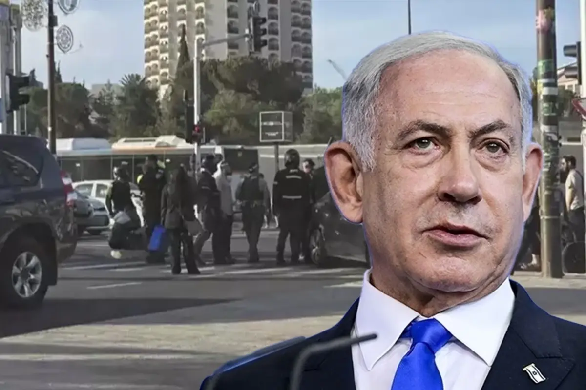 Netanyahu'nun konvoyu trafik kazası geçirdi