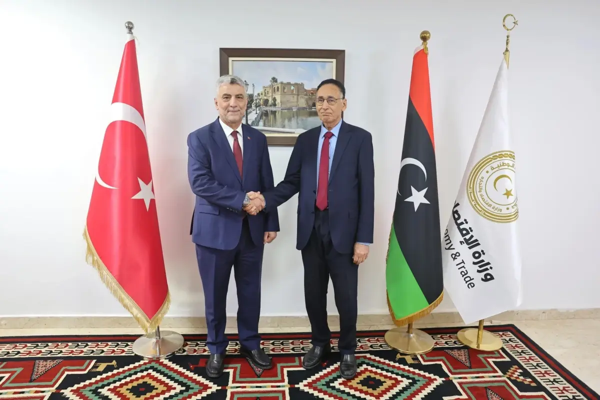 Ticaret Bakanı Ömer Bolat Libya'da Ekonomi ve Ticaret Bakanı ile Görüştü