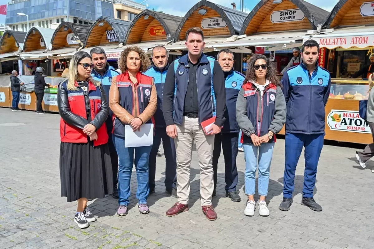 Beşiktaş Belediyesi'nden Ortaköy'deki Kumpir İşletmelerine Denetim