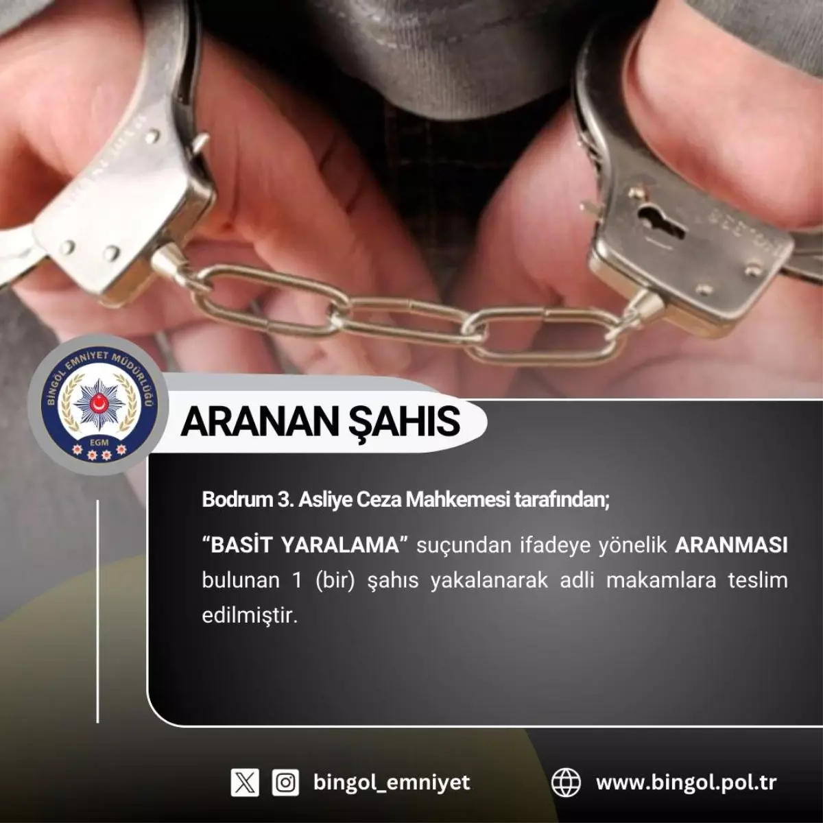 Bingöl'de Aranan 11 Kişi Yakalandı