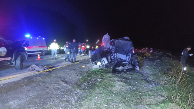 The light commercial vehicle overturned: 3 dead, 2 injured