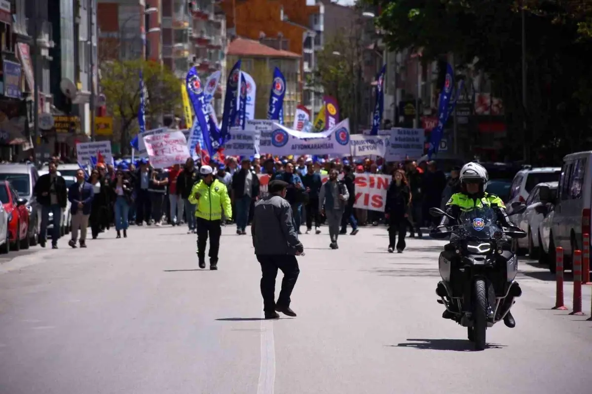 Afyonkarahisar'da 1 Mayıs Emek ve Dayanışma Günü Kutlandı