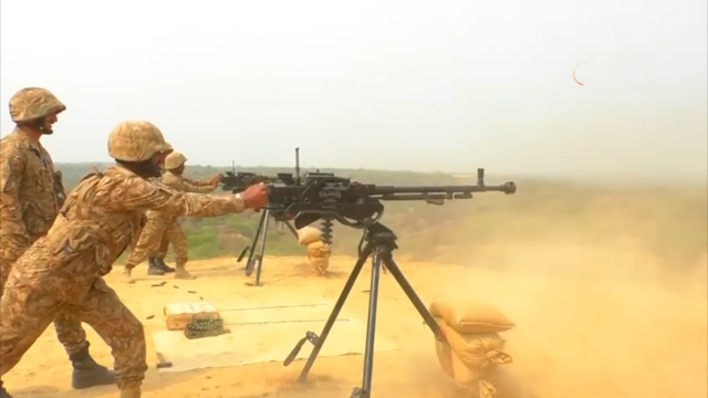 The world's attention is on the India-Pakistan tension! A show of force with real bullets and ammunition