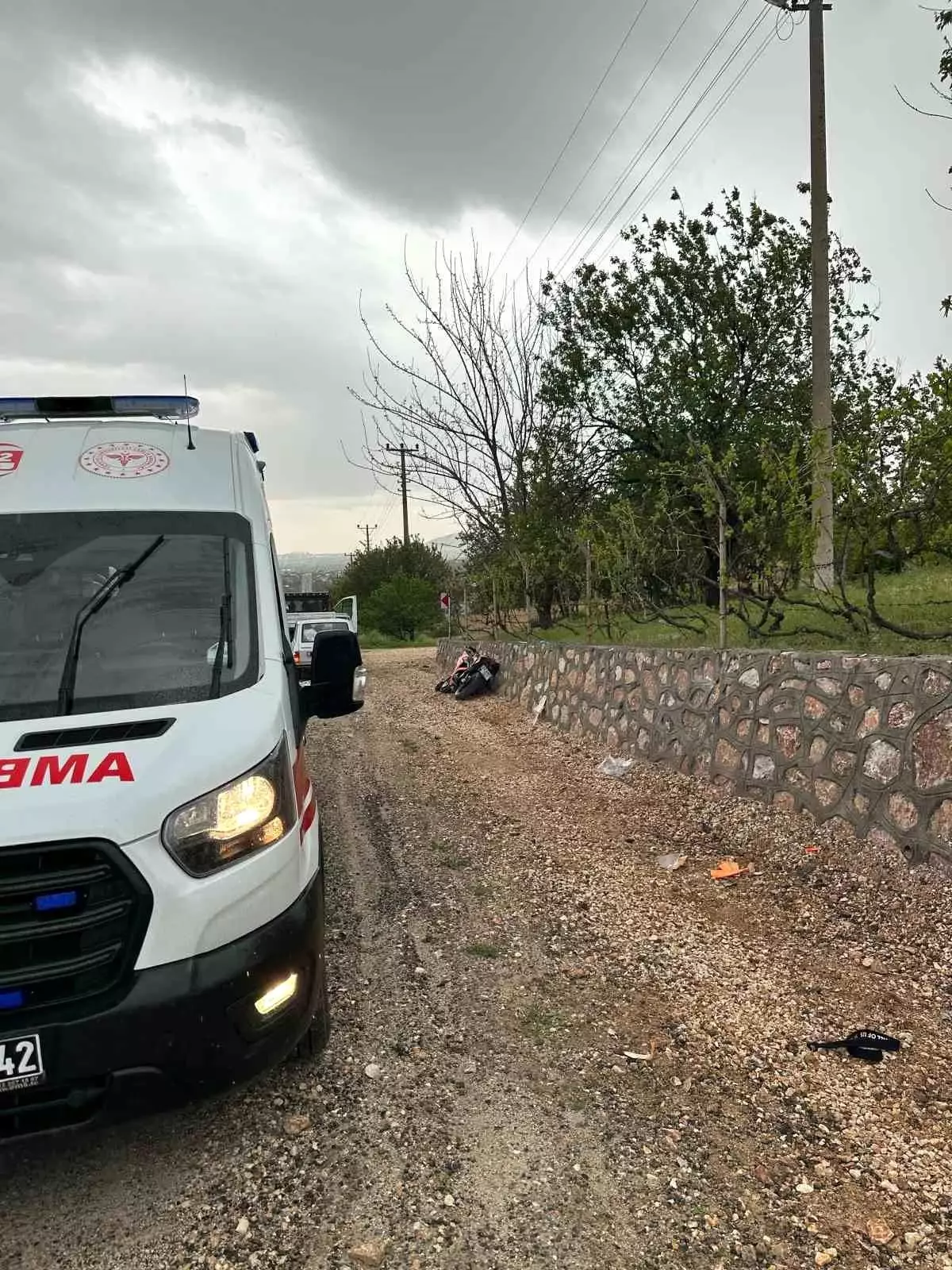 Elazığ'da Motosiklet Kazası: Sürücü Yaralandı