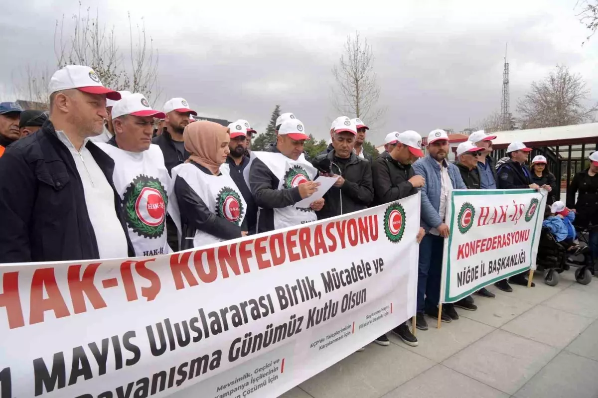 1 Mayıs Emek ve Dayanışma Günü'nde HAK-İŞ'ten Çarpıcı Açıklamalar
