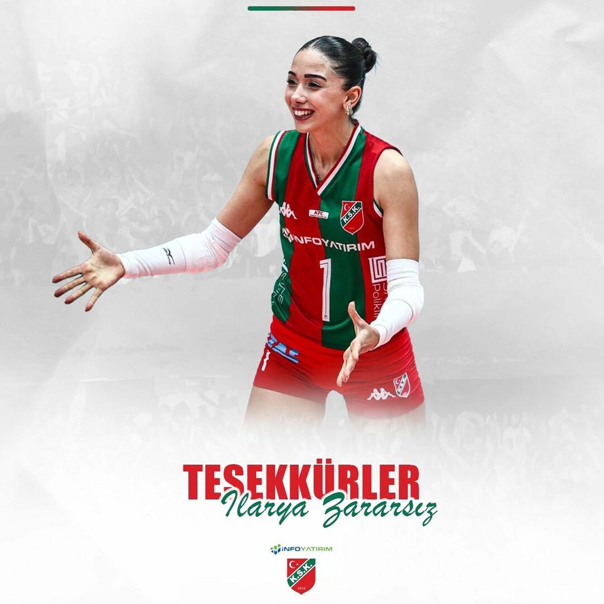 Karşıyaka'da Libero İlarya Zararsız ile Ayrılık