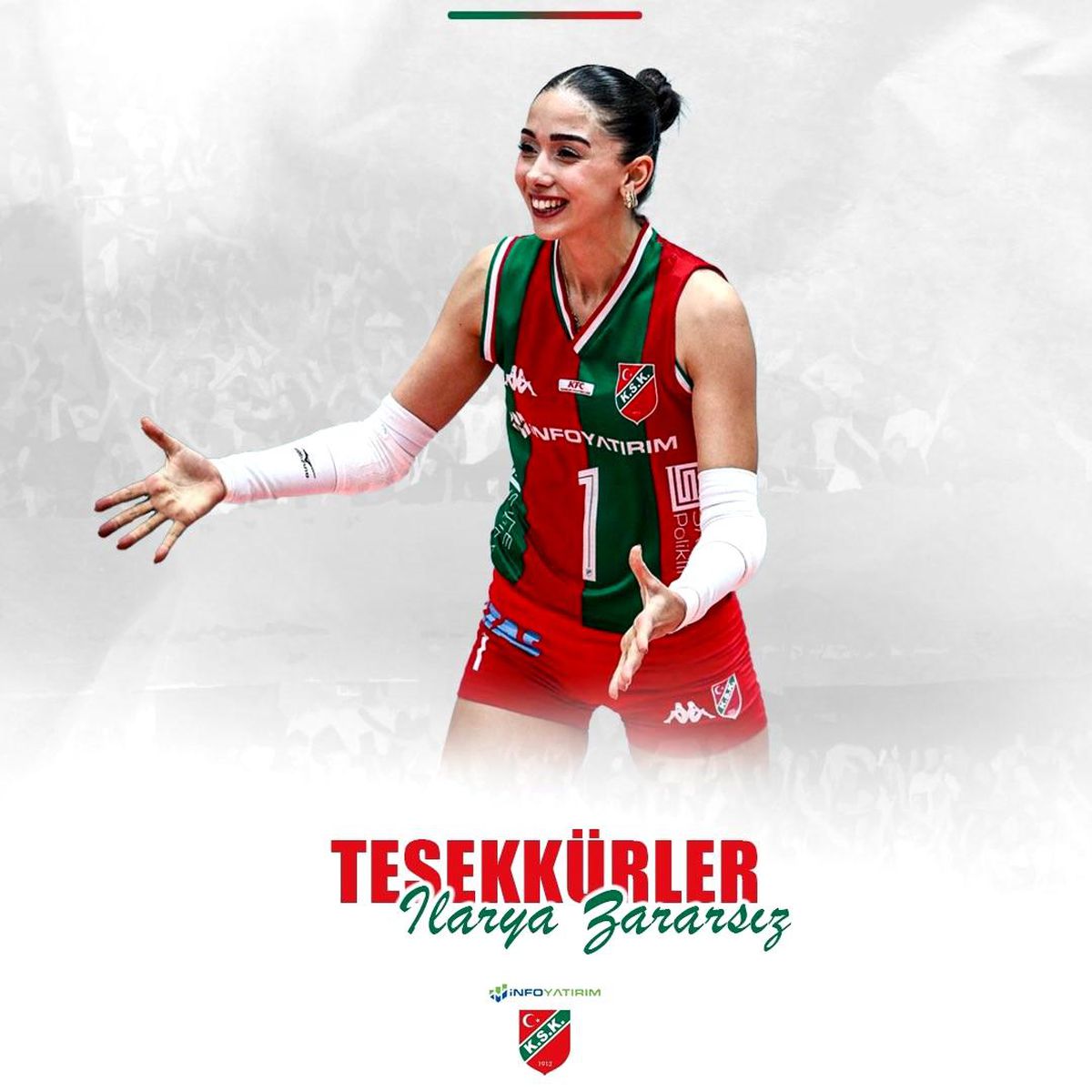 Karşıyaka Voleybol, Libero İlarya Zararsız ile Yollarını Ayırdı
